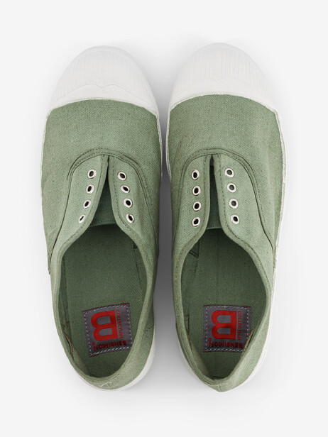 TENNIS ELLY FEMME  Sauge , Tennis & Chaussures Bensimon