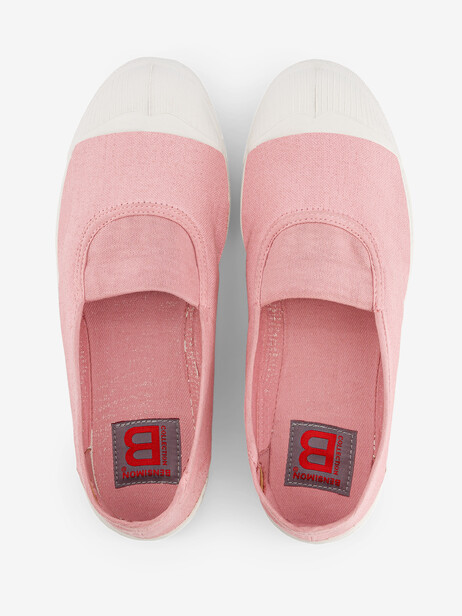 TENNIS ELASTIQUE FEMME  Fleur , Tennis & Chaussures Bensimon