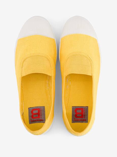 TENNIS ELASTIQUE FEMME  Bouton d or , Tennis & Chaussures Bensimon