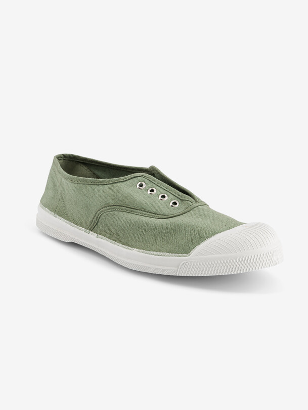 TENNIS ELLY FEMME  Sauge , Tennis & Chaussures Bensimon