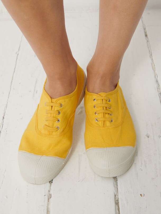 TENNIS LACET FEMME  Bouton d or , Tennis & Chaussures Bensimon