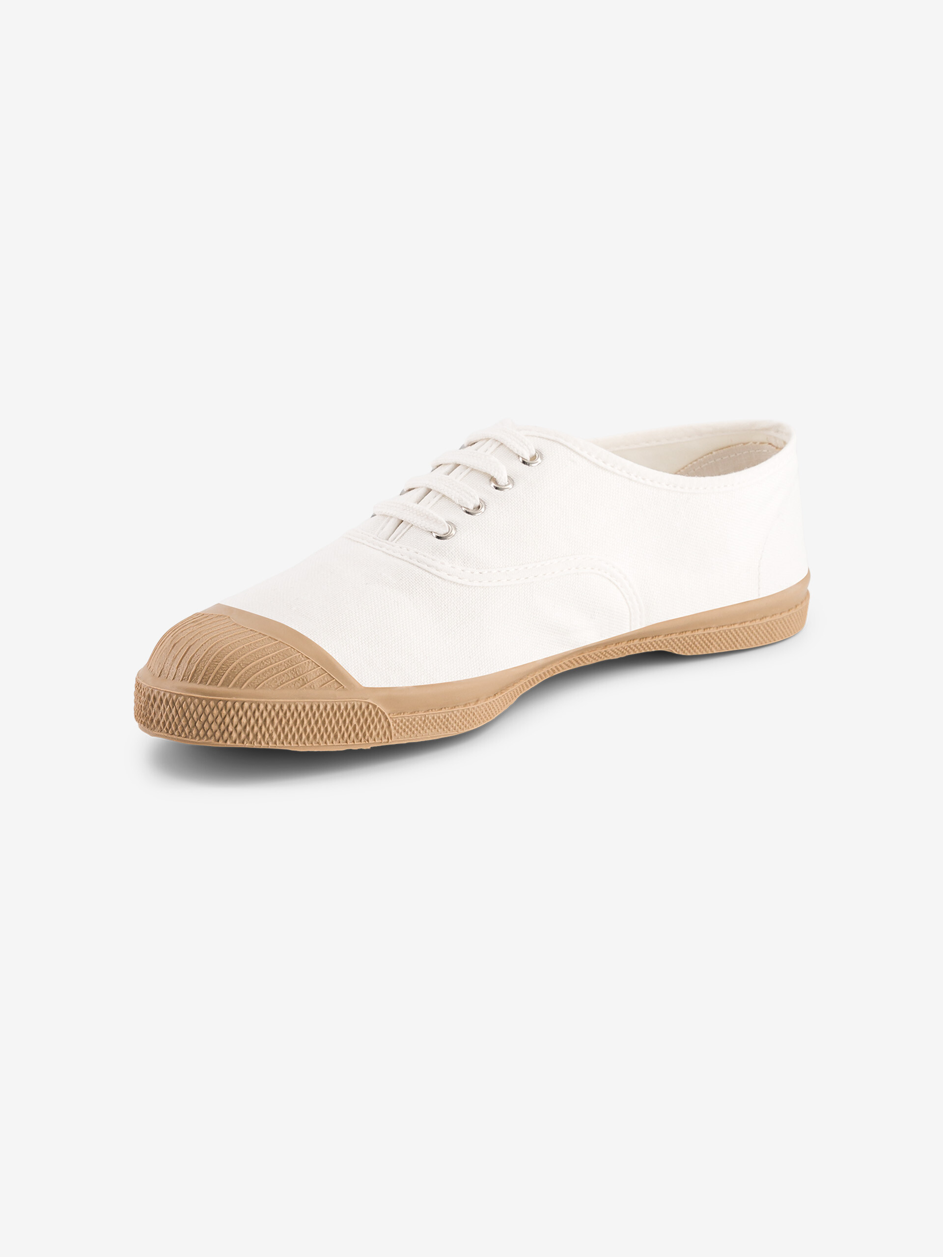 TENNIS LACET FEMME COLORSOLE  Blanc , Tennis & Chaussures Bensimon
