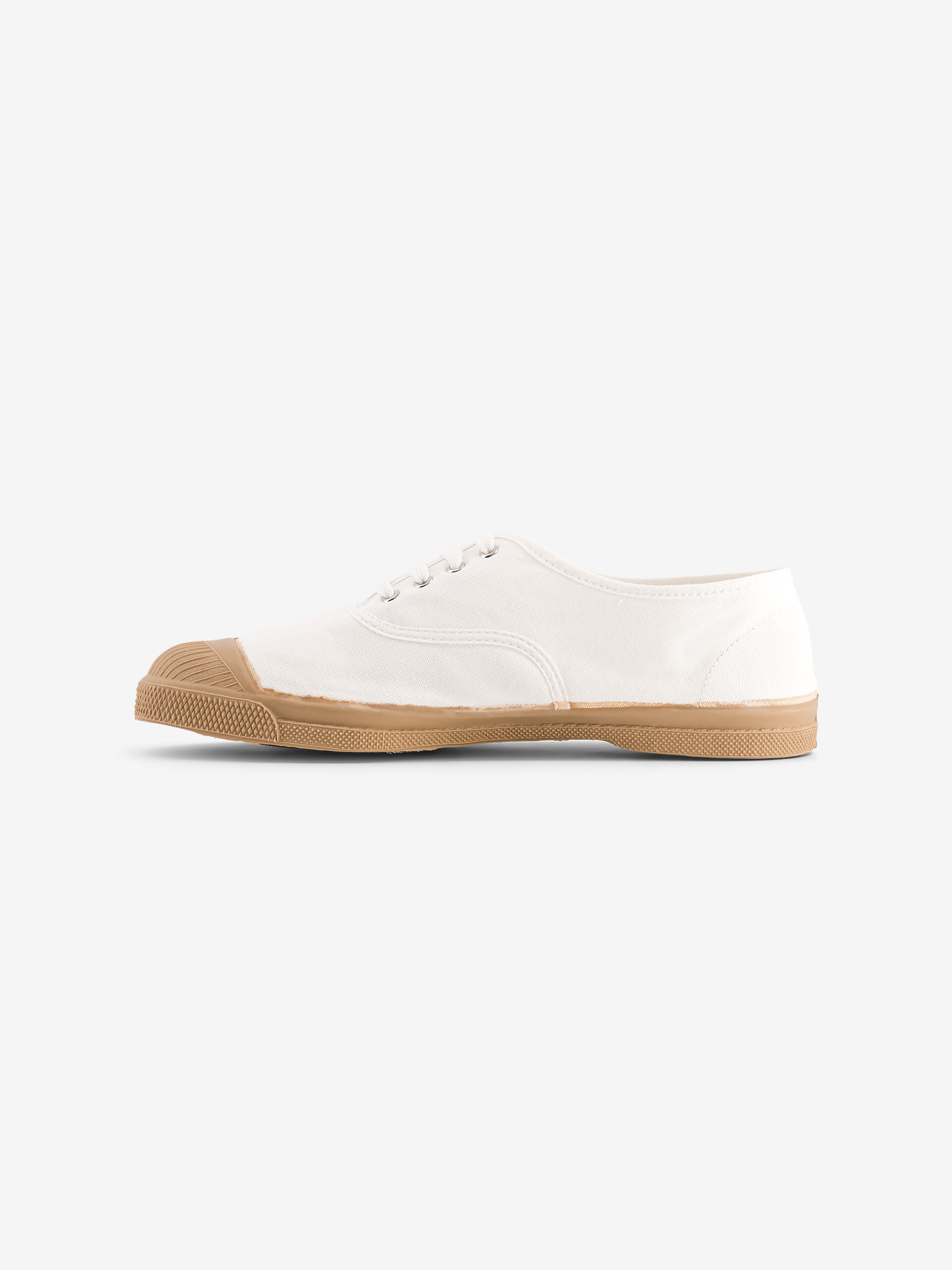 TENNIS LACET FEMME COLORSOLE  Blanc , Tennis & Chaussures Bensimon