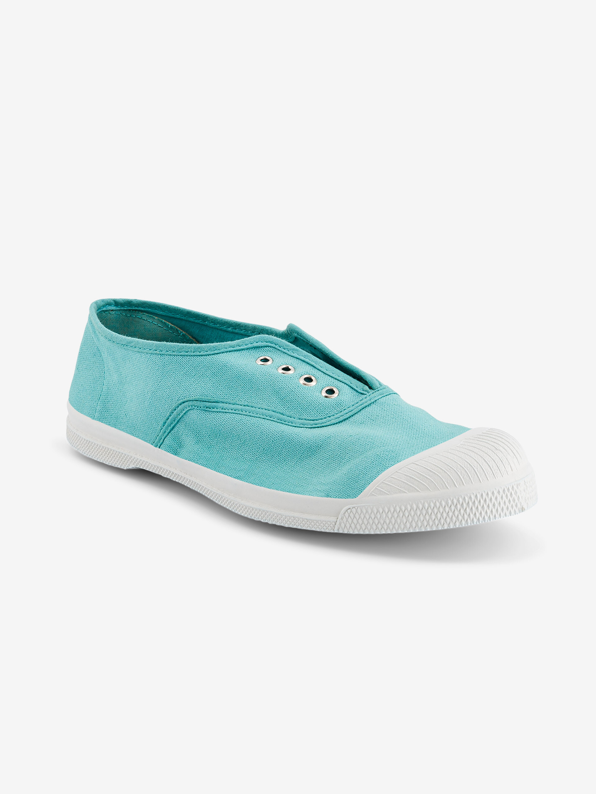 TENNIS ELLY FEMME  Turquoise , Tennis & Chaussures Bensimon