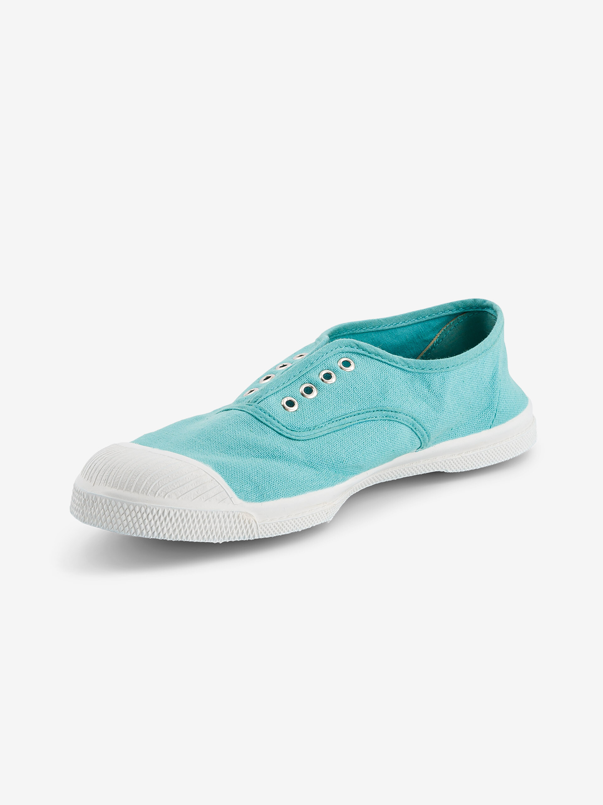 TENNIS ELLY FEMME  Turquoise , Tennis & Chaussures Bensimon