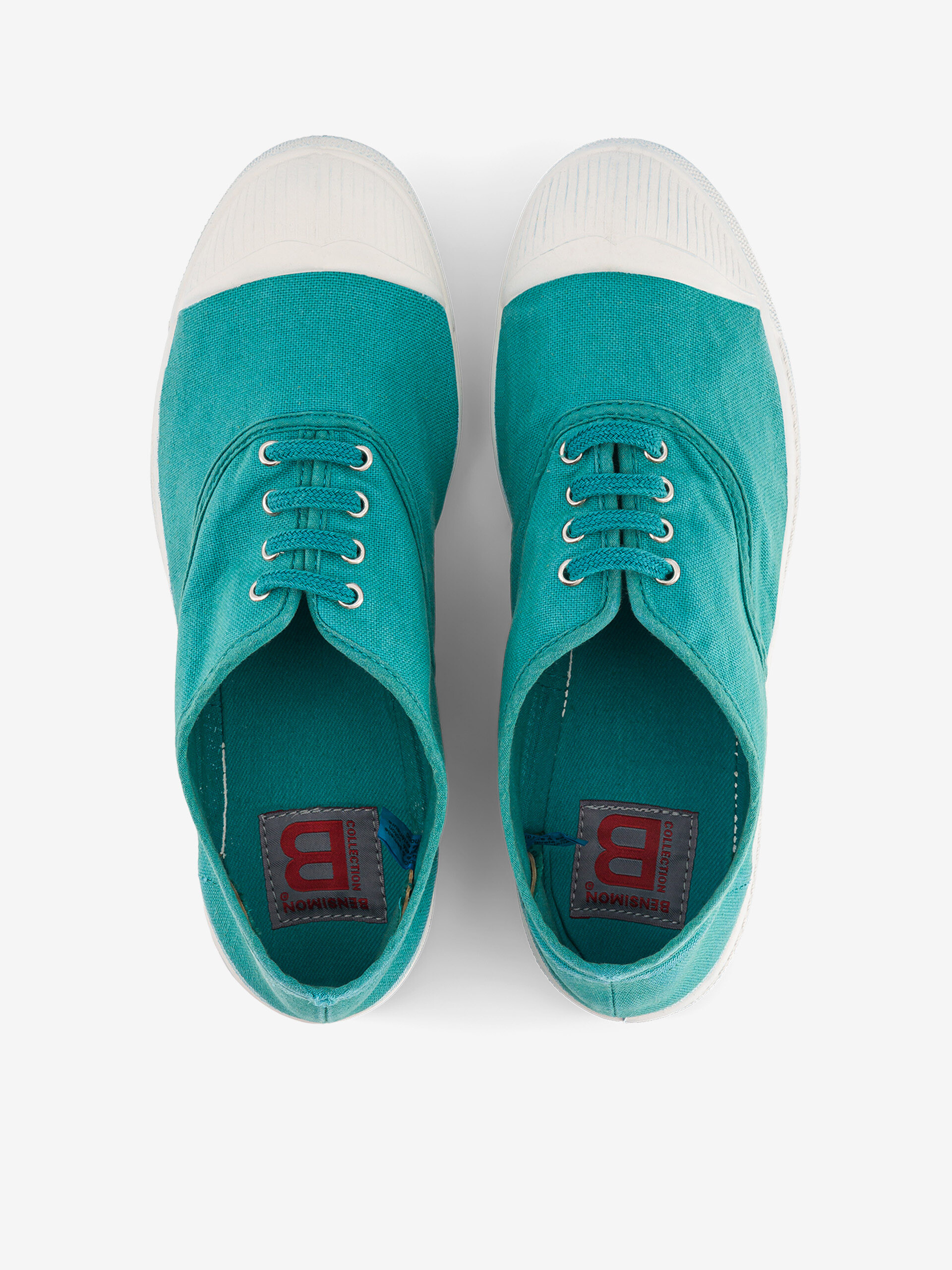 TENNIS LACET FEMME  Turquoise , Tennis & Chaussures Bensimon
