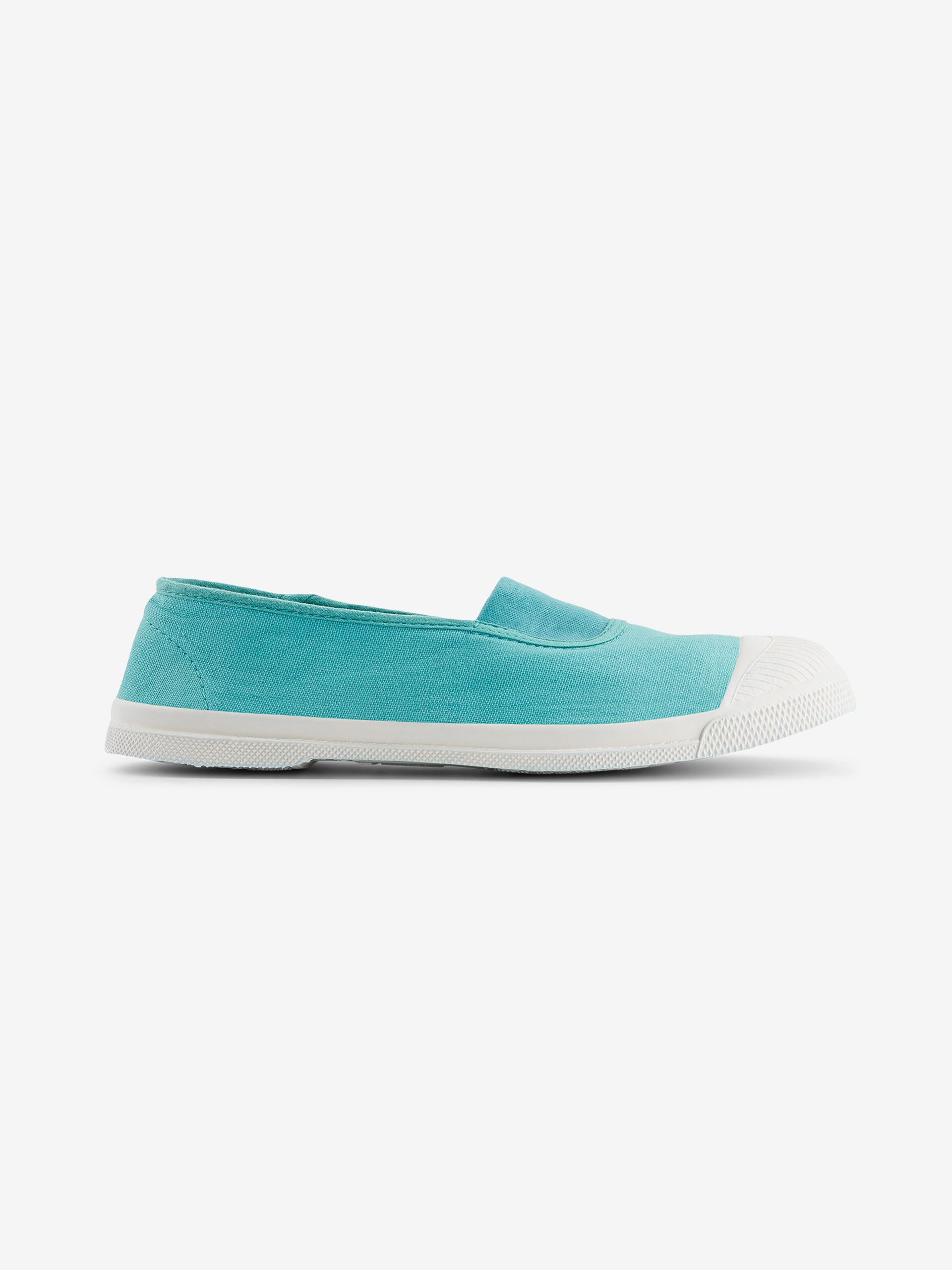 TENNIS ELASTIQUE FEMME  Turquoise , Tennis & Chaussures Bensimon