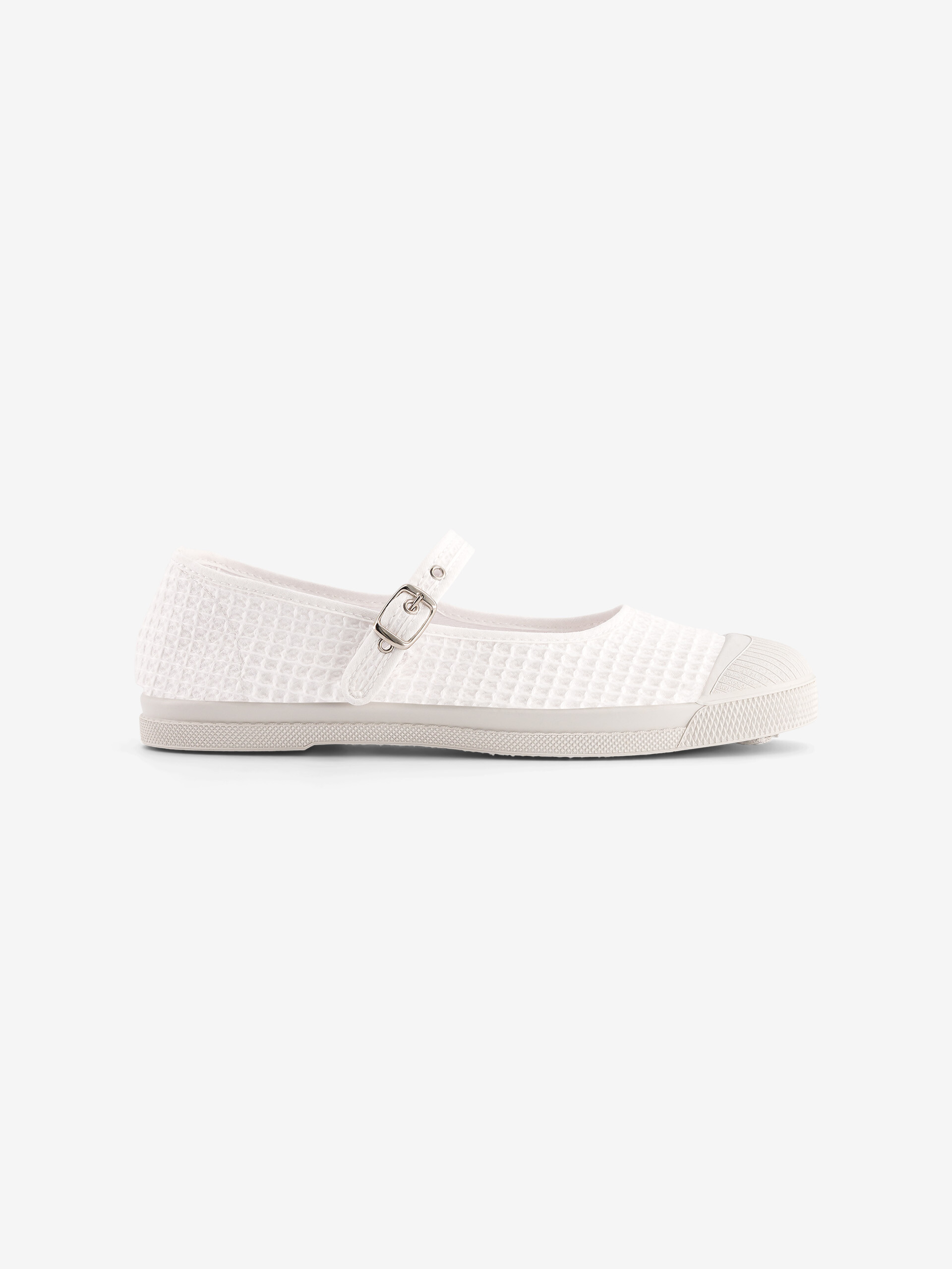 TENNIS BABIES FEMME WAFFLE  Ecru , Tennis & Chaussures Bensimon