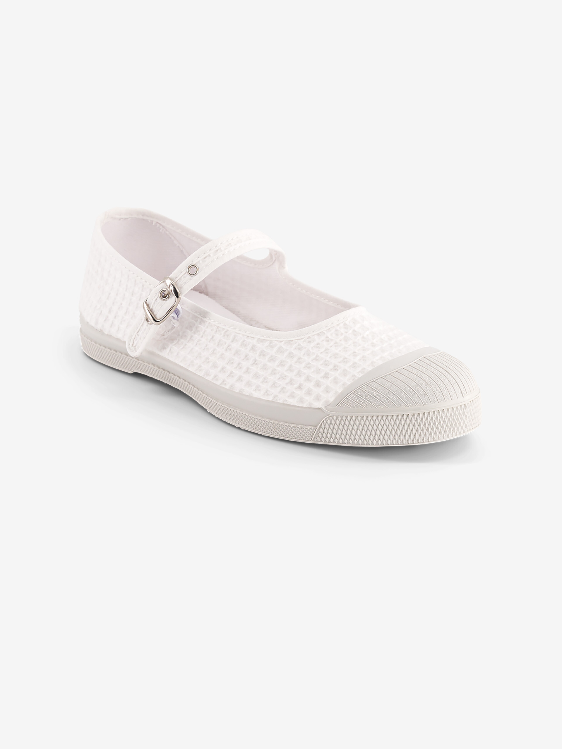 TENNIS BABIES FEMME WAFFLE  Ecru , Tennis & Chaussures Bensimon