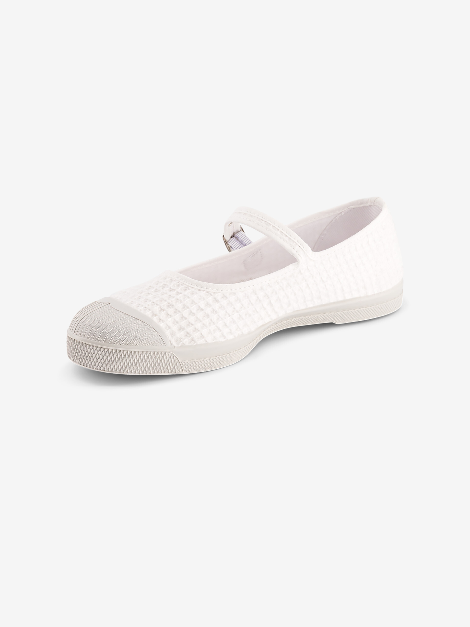 TENNIS BABIES FEMME WAFFLE  Ecru , Tennis & Chaussures Bensimon