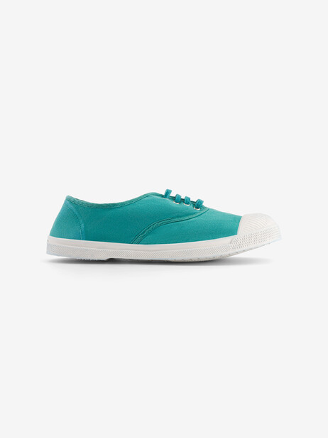 TENNIS LACET FEMME  Turquoise , Tennis & Chaussures Bensimon