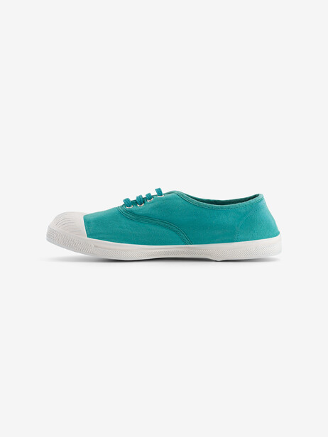 TENNIS LACET FEMME  Turquoise , Tennis & Chaussures Bensimon