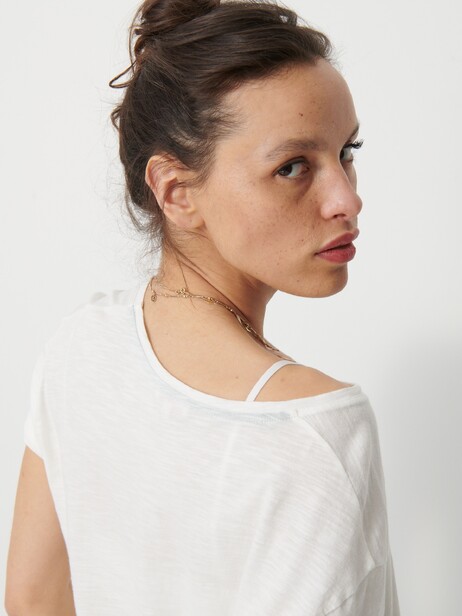 TEE SHIRT JULY  Ecru , Pr&ecirc;t-&agrave;-porter Bensimon