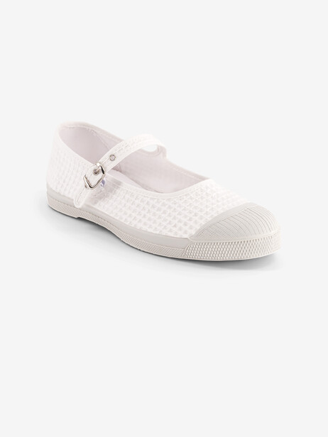 TENNIS BABIES FEMME WAFFLE  Ecru , Tennis & Chaussures Bensimon