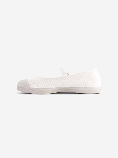 TENNIS BABIES FEMME WAFFLE  Ecru , Tennis & Chaussures Bensimon