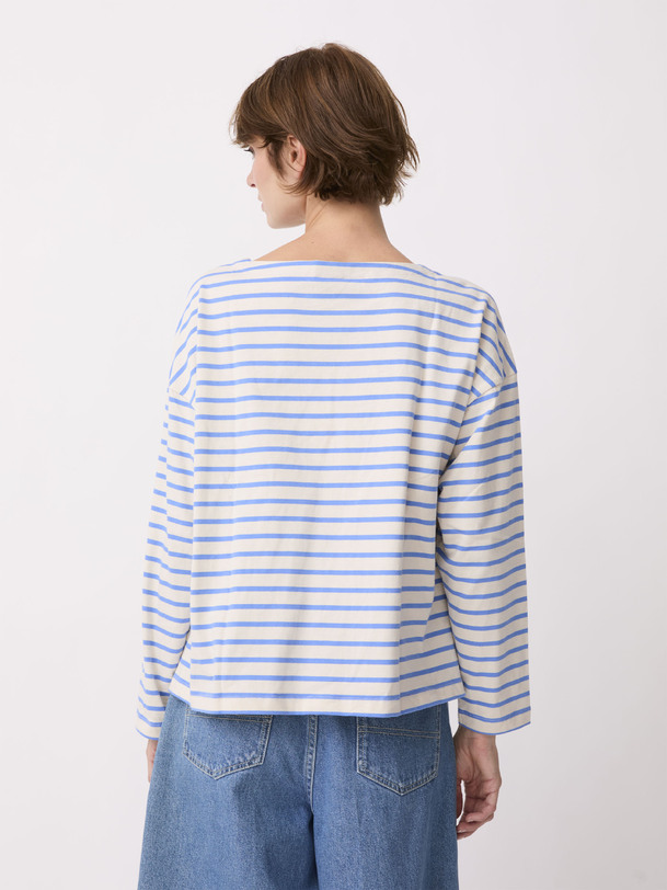 MARINIERE LOICK  Creme/celeste , Pr&ecirc;t-&agrave;-porter Bensimon