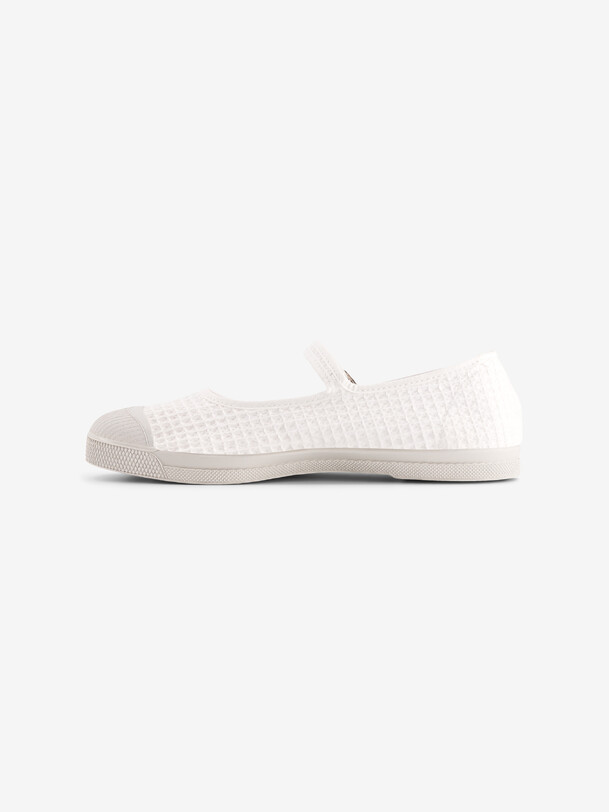 TENNIS BABIES FEMME WAFFLE  Ecru , Tennis & Chaussures Bensimon