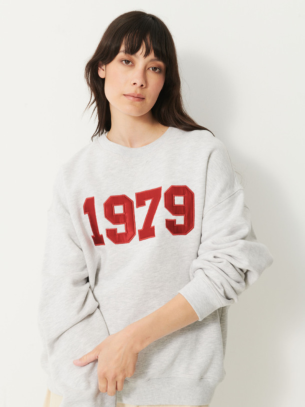 SWEAT NAPLES BENSIMON EDITION  Gris chine , Pr&ecirc;t-&agrave;-porter Bensimon