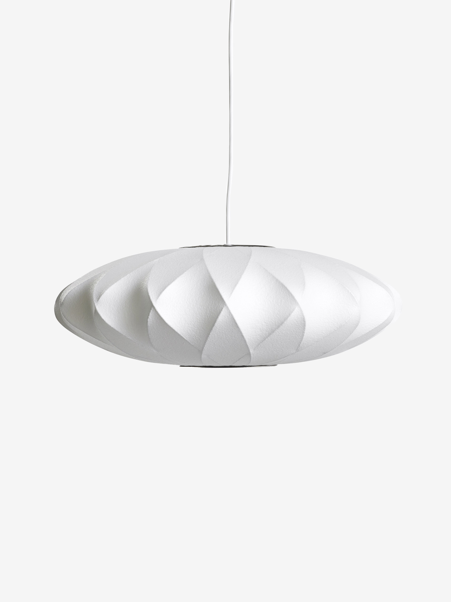 SUSPENSION CRISSCROSS SAUCER BUBBLE S GEORGE NELSON BLANC - HAY  Blanc , Maison Bensimon