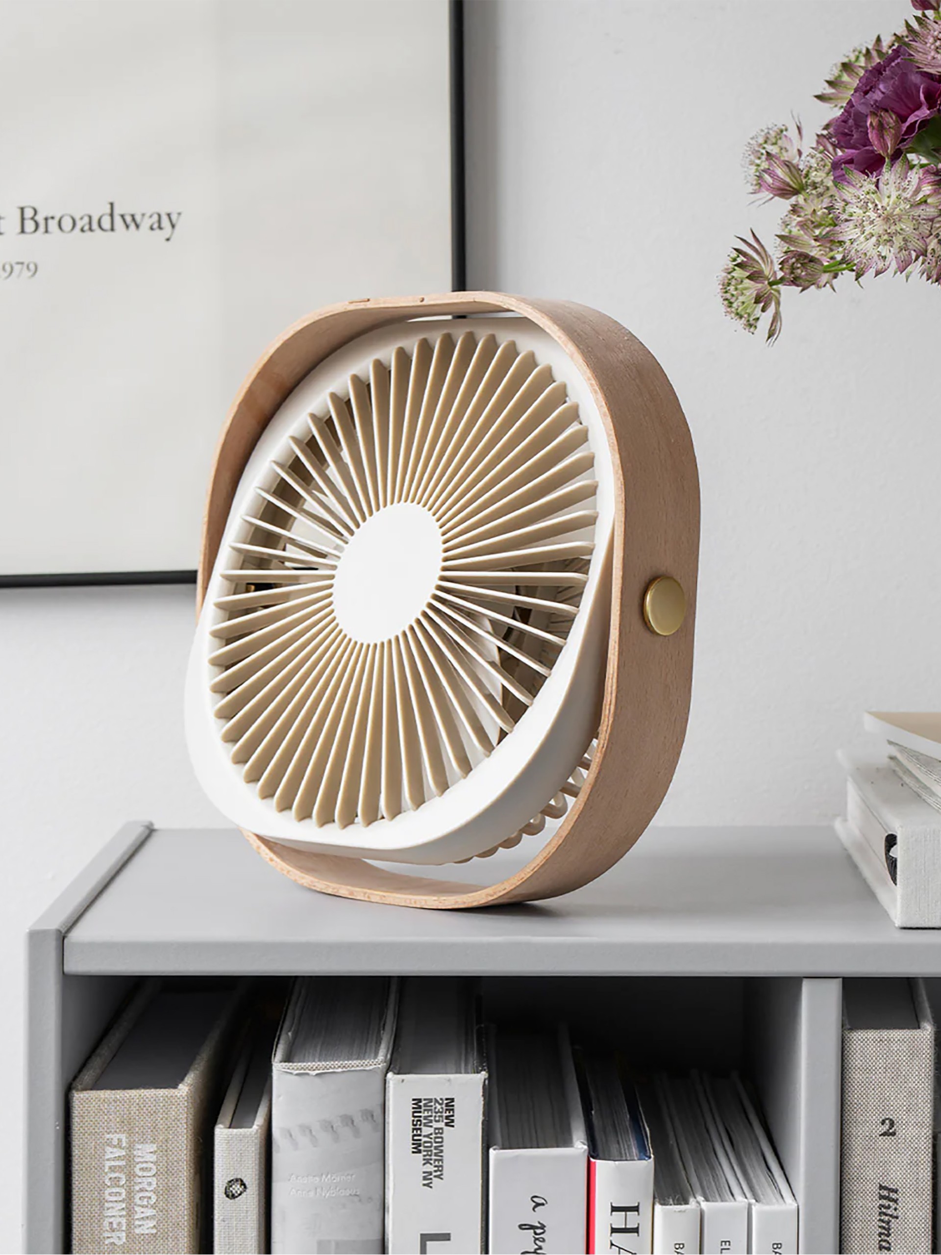VENTILATEUR PORTABLE FANTASTIC BEIGE - Kubbick (Printworks) Beige , Maison Bensimon