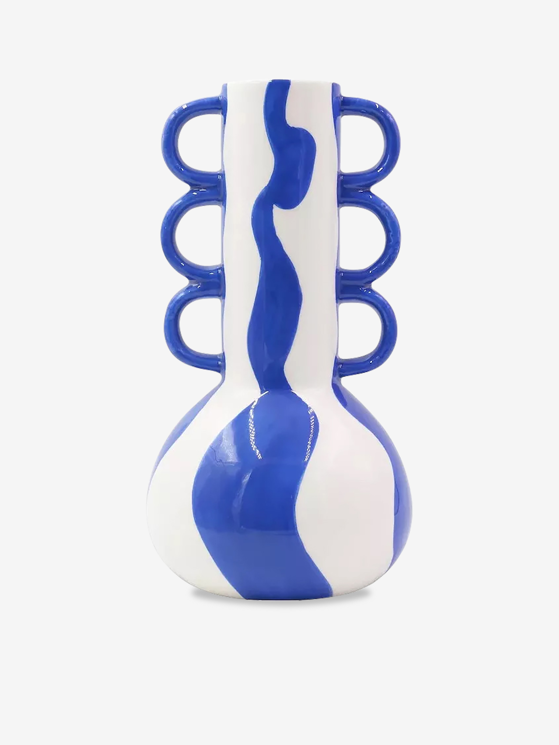 VASE TOMAS - Que Rico / Optiplast Bleu , Maison Bensimon