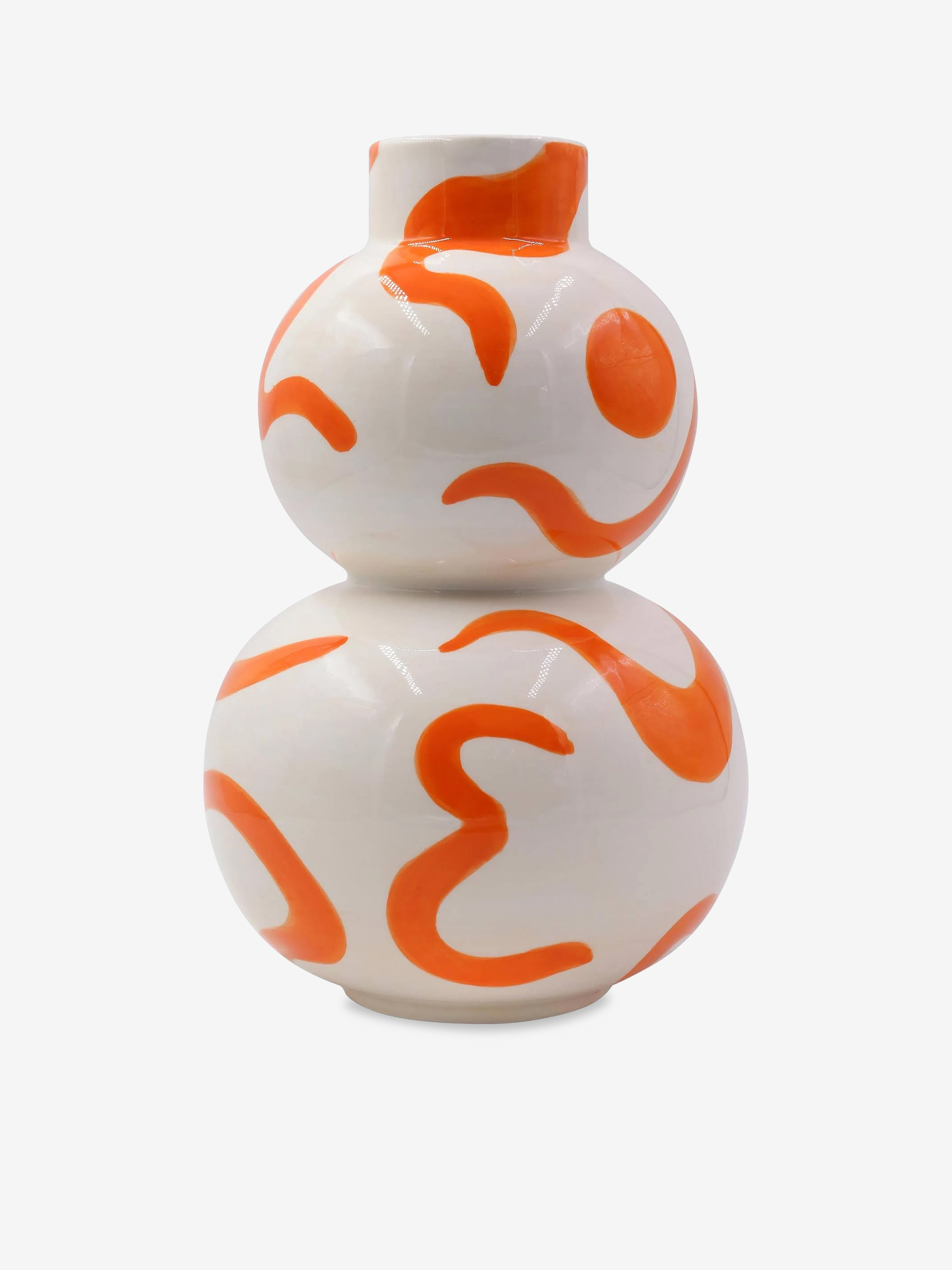 VASE ISLA - Que Rico / Optiplast  Orange , Maison Bensimon