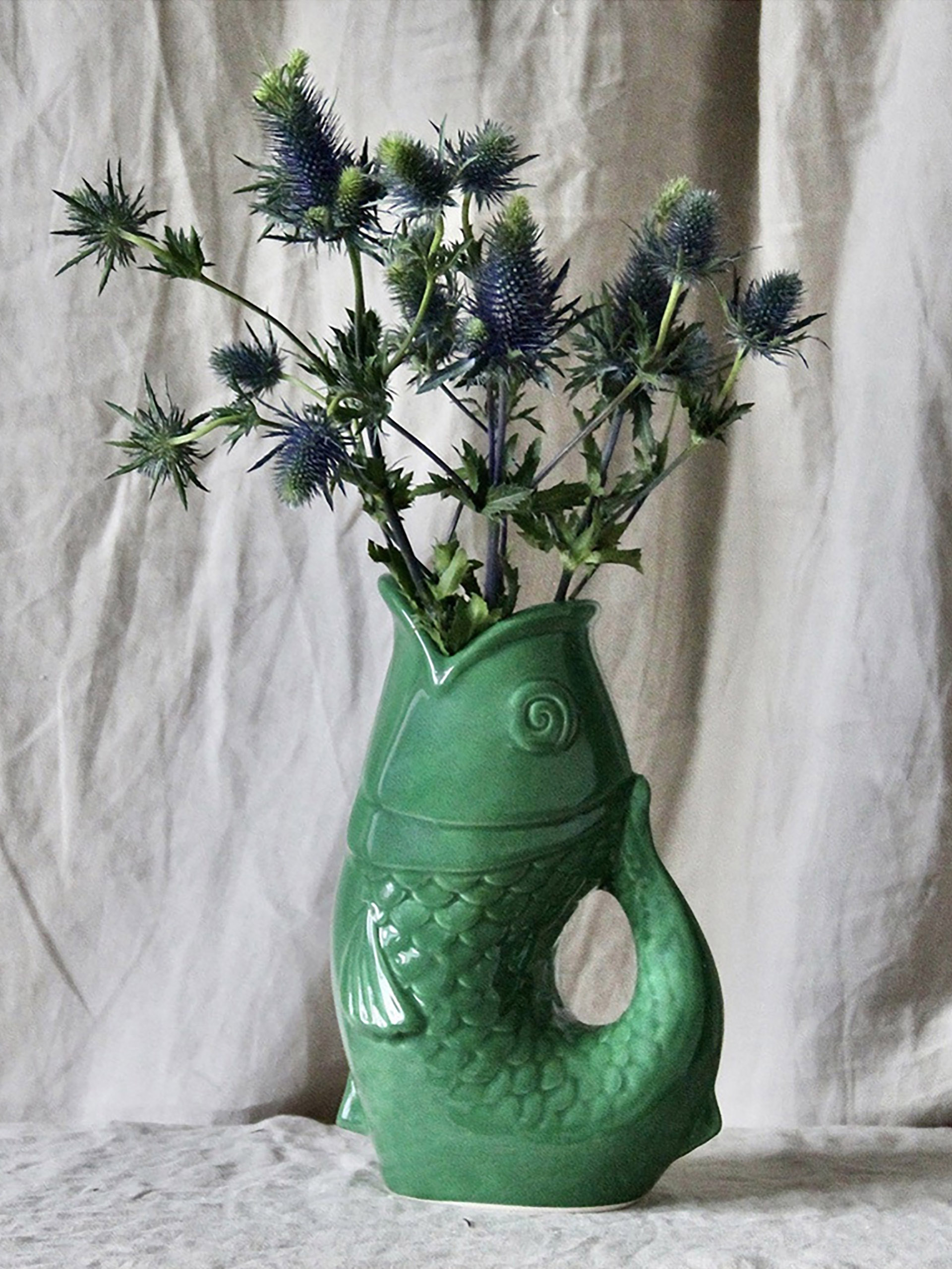 VASE POISSON KAKI - Opjet  Kaki , Maison Bensimon
