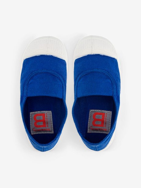 TENNIS ELASTIQUE ENFANT  Bleu vif , Tennis & Chaussures Bensimon