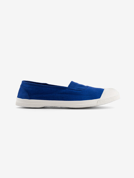 TENNIS ELASTIQUE FEMME  Bleu vif , Tennis & Chaussures Bensimon