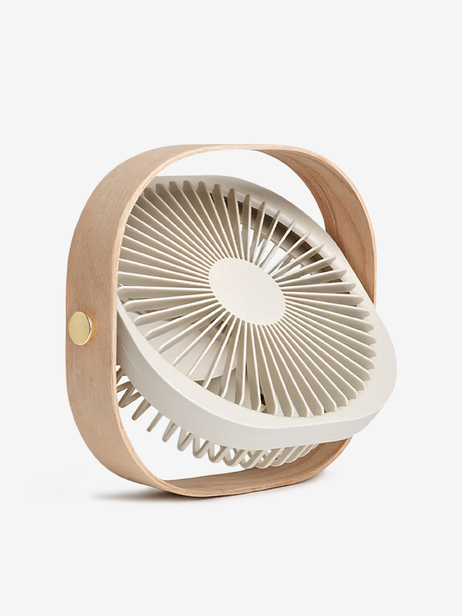 VENTILATEUR PORTABLE FANTASTIC BEIGE - Kubbick (Printworks)  Beige , Maison Bensimon
