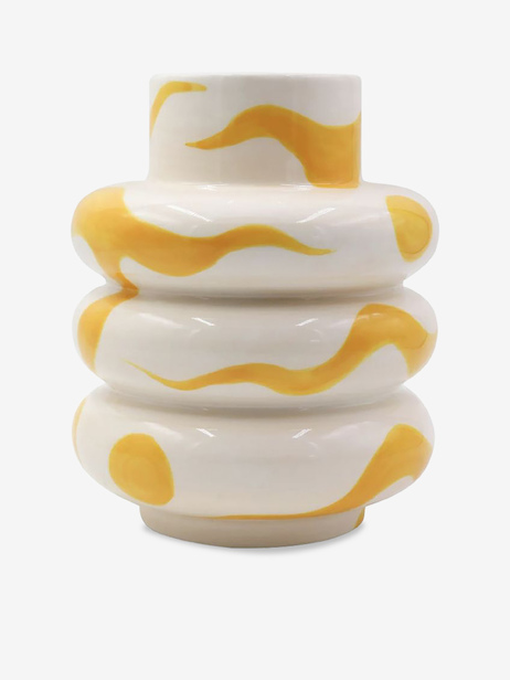 VASE MARIPOSA - Que Rico / Optiplast  Jaune , Maison Bensimon