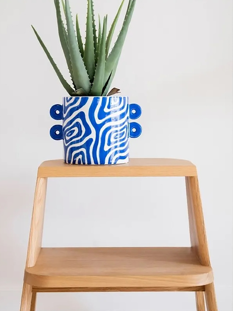 POT PLANTE FELIPE BLEU - Que Rico / Optiplast  Bleu , Maison Bensimon