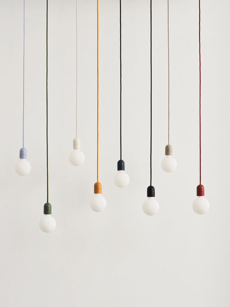 SUSPENSION C&Acirc;BLE PAPER SHADE ROUGE - Hay  Rouge , Maison Bensimon
