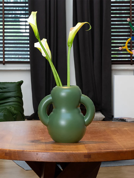 VASE OSCAR KAKI - Home Studyo  Kaki , Maison Bensimon