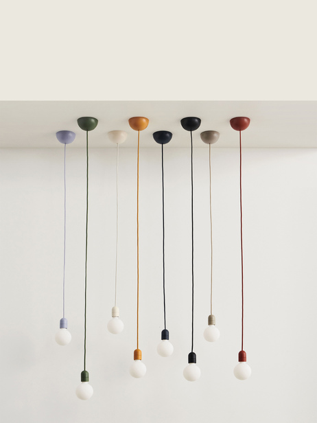 SUSPENSION C&Acirc;BLE PAPER SHADE NOIR - Hay  Noir , Maison Bensimon