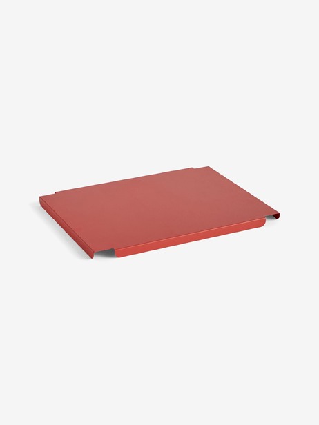COUVERCLE METAL ROUGE - COLOUR CRATE - Hay  Rouge , Maison Bensimon