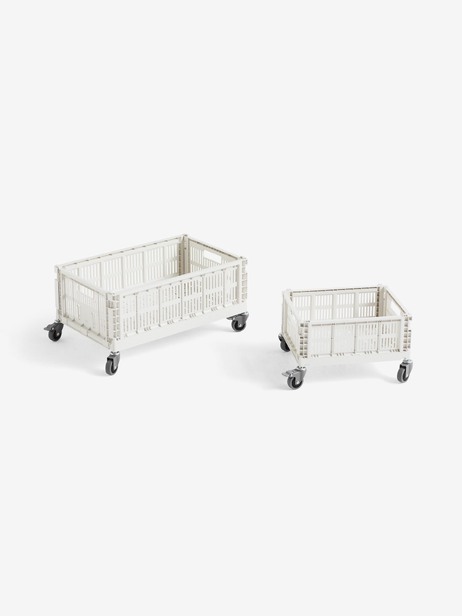 SET DE 4 ROULETTES - COLOUR CRATE - Hay  Gris , Maison Bensimon