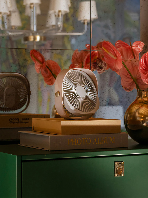 VENTILATEUR PORTABLE FANTASTIC BEIGE - Kubbick (Printworks) Beige , Maison Bensimon