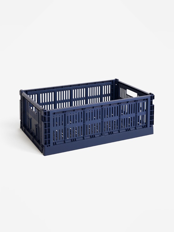 PANIER COLOUR CRATE M POLYPROPYLENE RECYCLE MARINE - Hay  Marine , Maison Bensimon