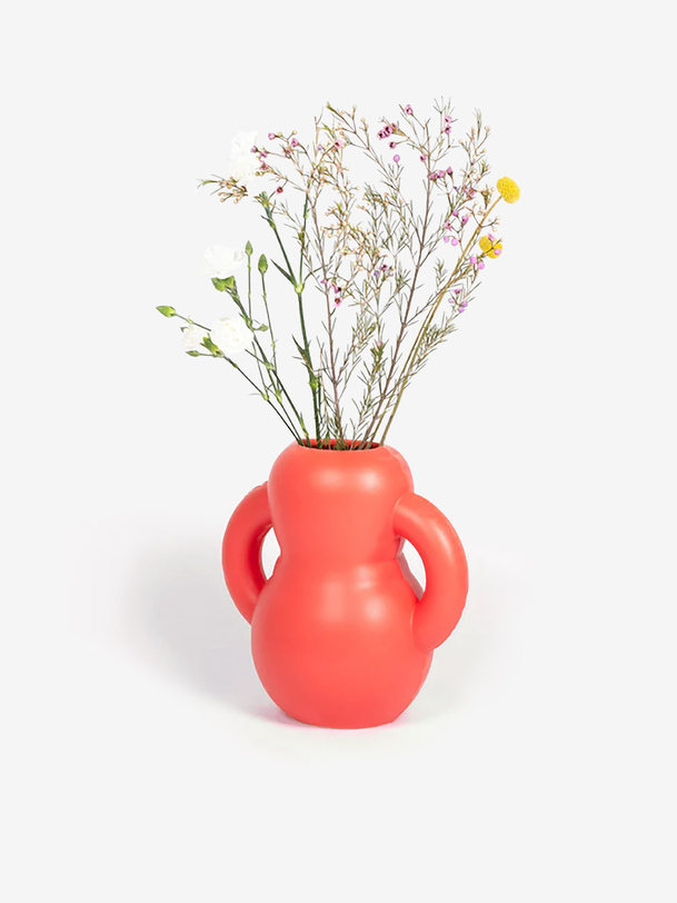 VASE OSCAR ROUGE - Home Studyo  Rouge , Maison Bensimon