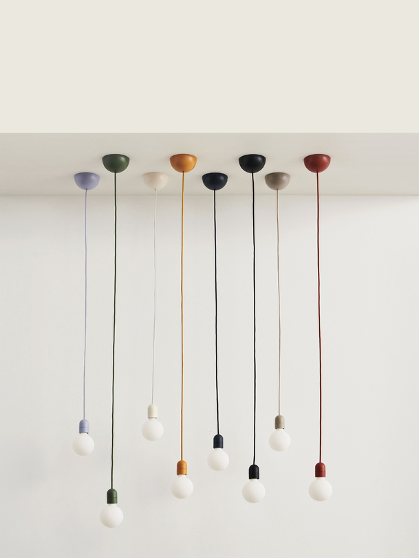 SUSPENSION C&Acirc;BLE PAPER SHADE ROUGE - Hay  Rouge , Maison Bensimon