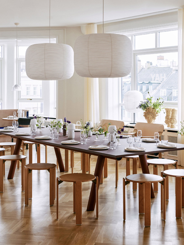 SUSPENSION PAPER SHADE DONUT - Hay  Blanc , Maison Bensimon
