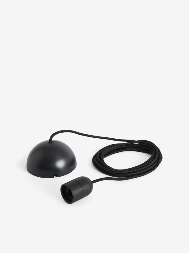 SUSPENSION CÂBLE PAPER SHADE NOIR - Hay Noir , Maison Bensimon