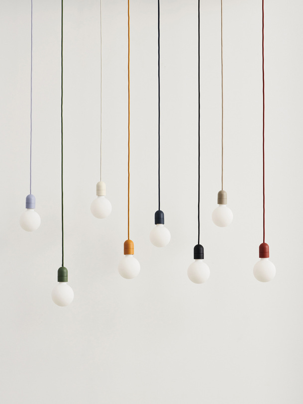SUSPENSION CÂBLE PAPER SHADE NOIR - Hay Noir , Maison Bensimon