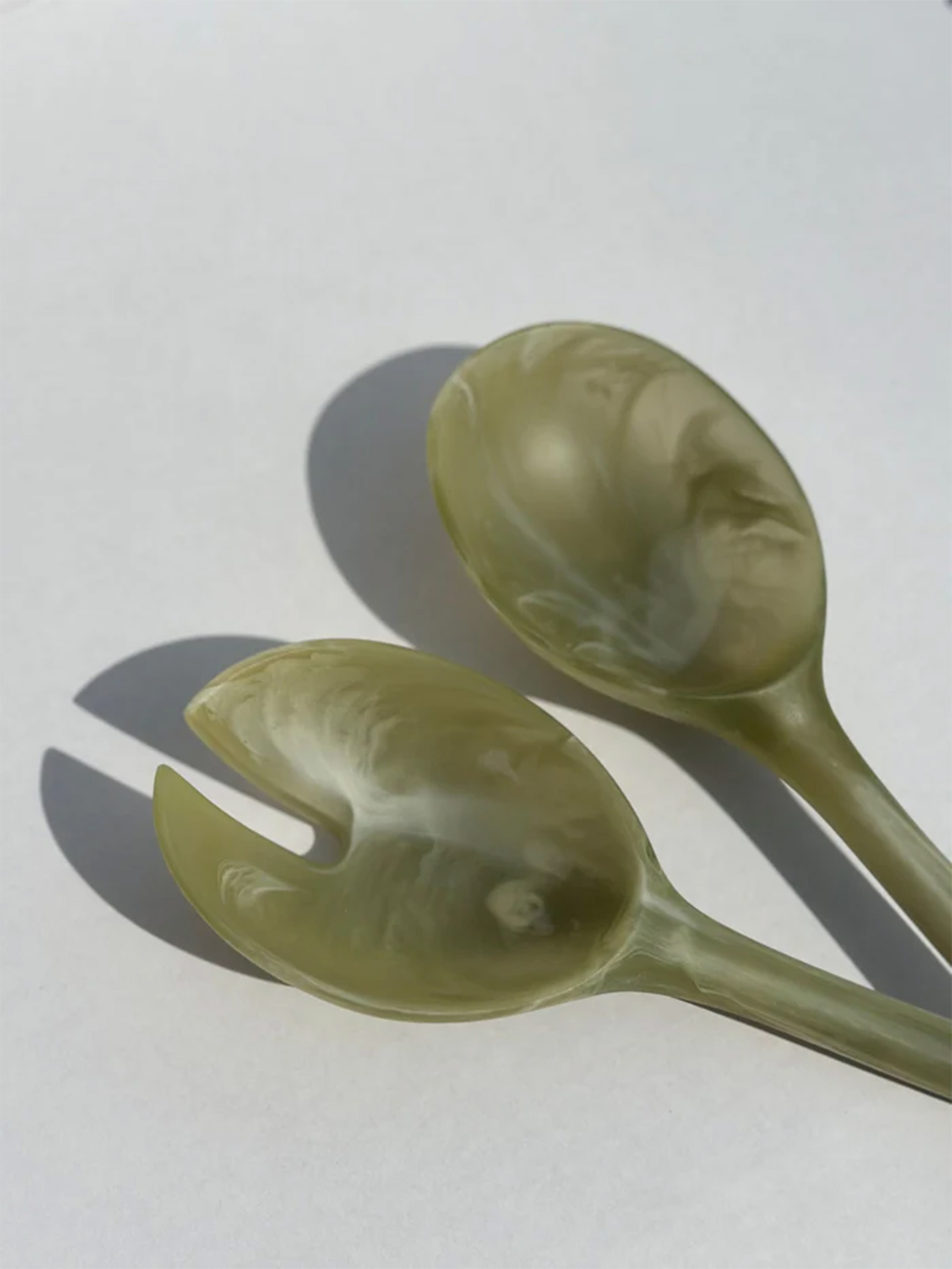 COUVERTS A SALADE - OLIVE SET - THE ECLECTIC LIFESTYLE Olive , Maison Bensimon