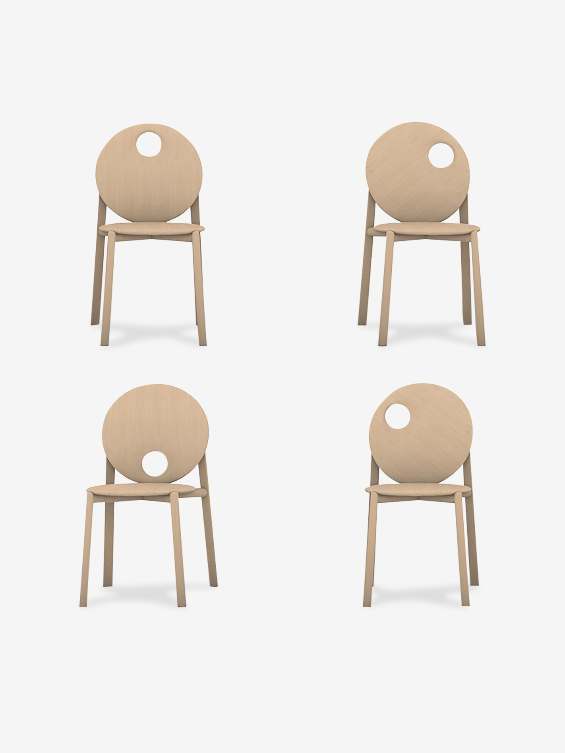 Chaise Helio - Drugeot Manufacture  Naturel , Maison Bensimon