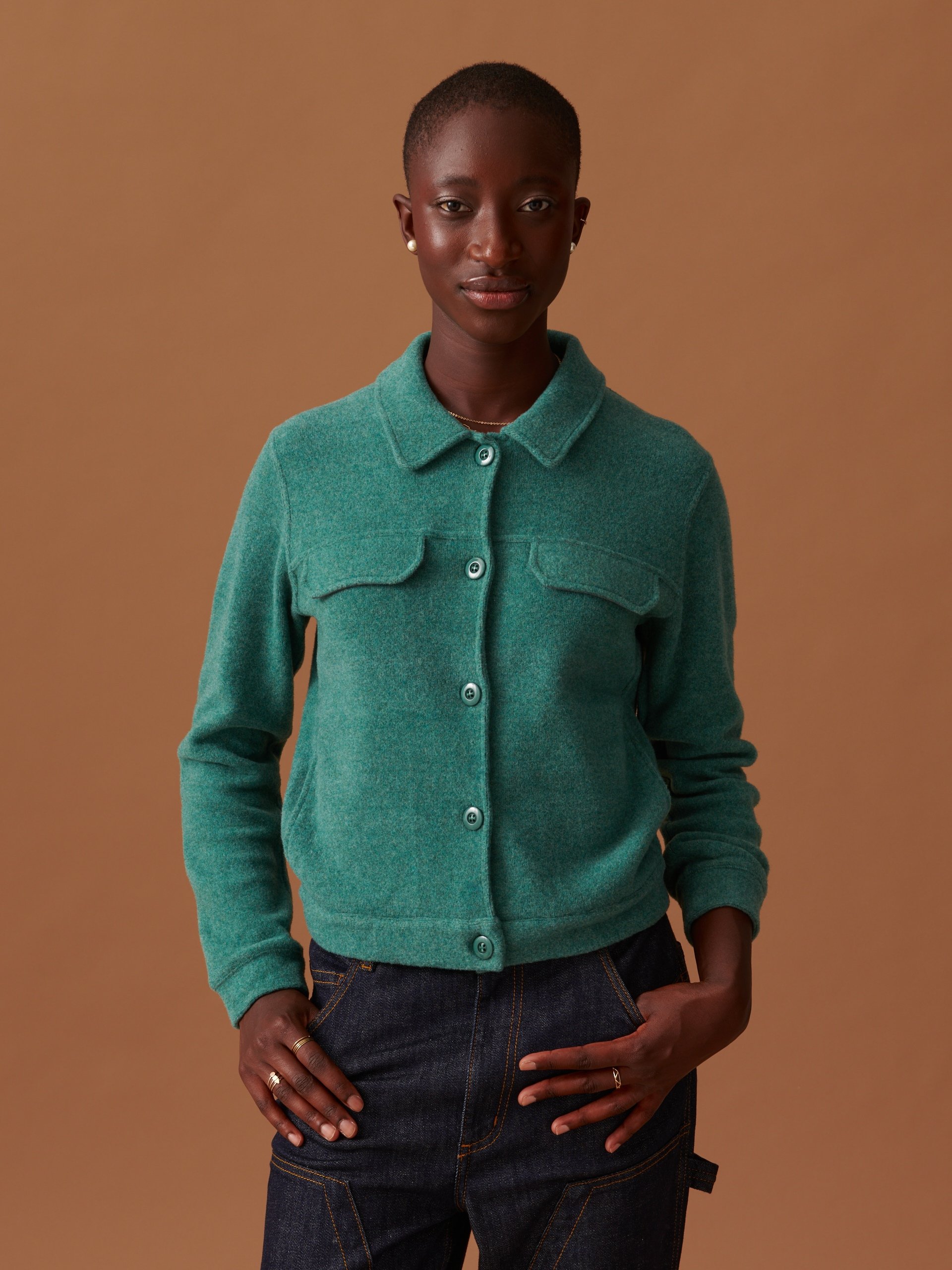 VESTE CELENA  Bleu-vert , Pr&ecirc;t-&agrave;-porter Bensimon
