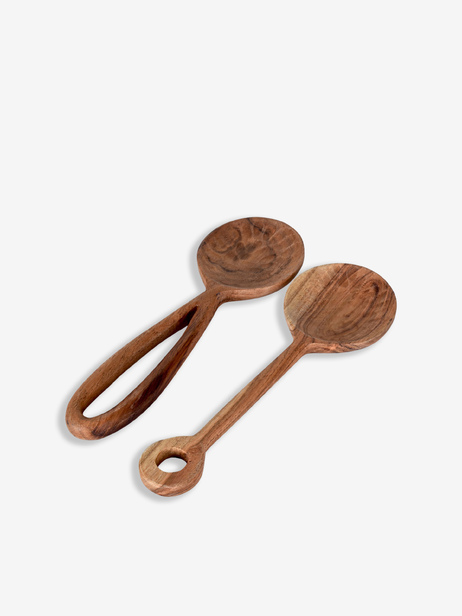 COUVERT A SALADE MARTELES EN BOIS - Opjet  Naturel , Maison Bensimon