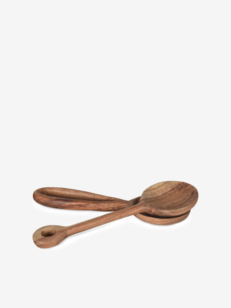 COUVERT A SALADE MARTELES EN BOIS - Opjet  Naturel , Maison Bensimon
