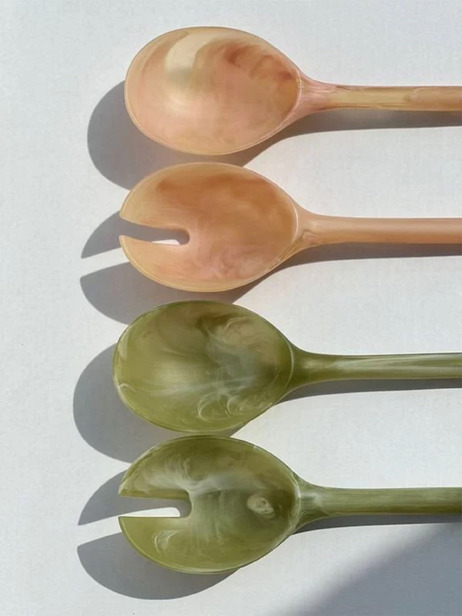 COUVERTS A SALADE - OLIVE SET - THE ECLECTIC LIFESTYLE  Olive , Maison Bensimon